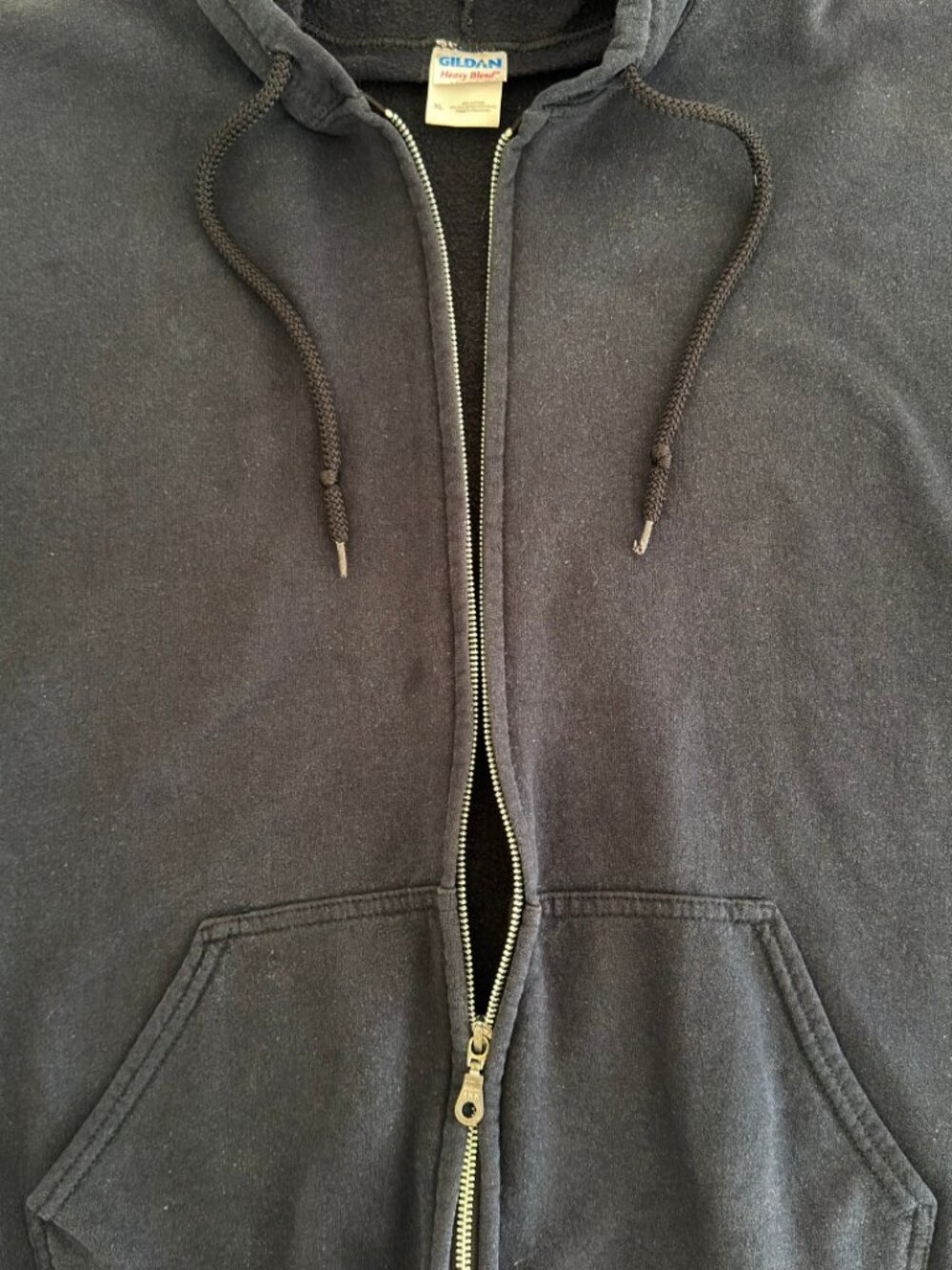 Route 66 Distressed Motorcycle Flame Graphic Full Zip Vintage Hoodie - Picture 5 of 7